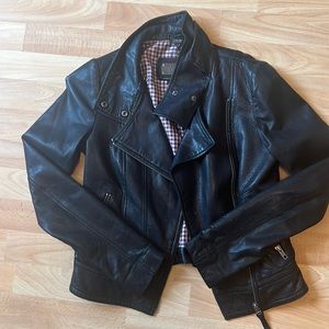 Mackage motorcycle jacket - authentic lambs leather